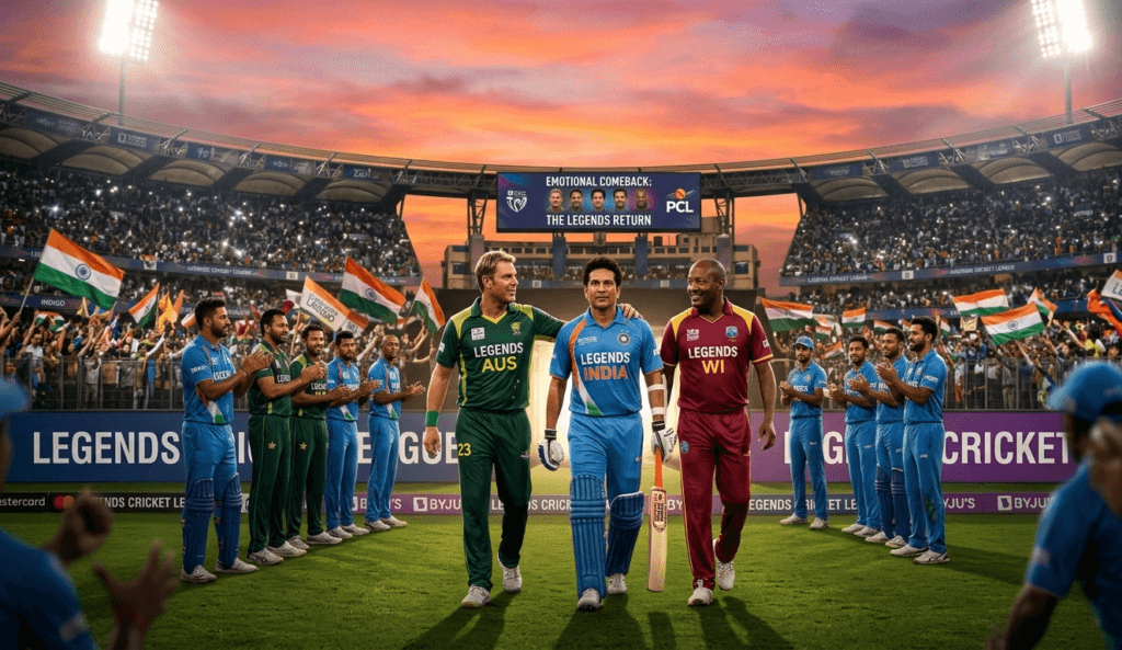 Legends League Cricket 2026: Old Legends, New Rivalries और बड़ा क्रिकेट धमाका