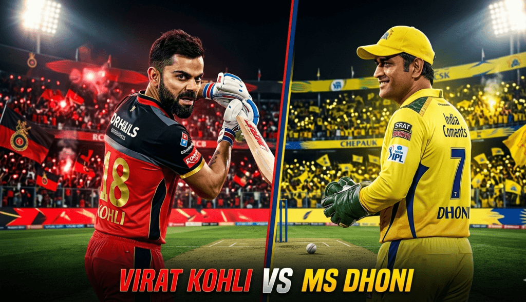 Virat Kohli vs MS Dhoni