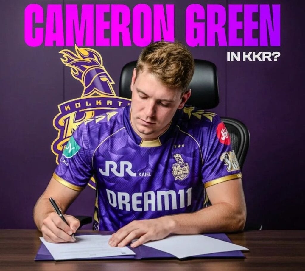 Cameron Green KKR Jersey IPL 2026