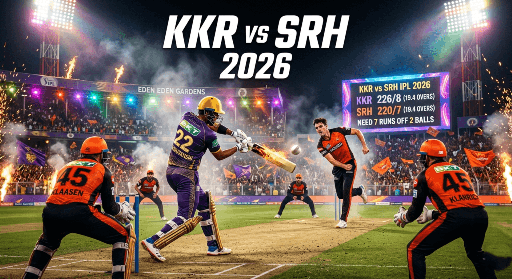 KKR vs SRH Summary 2026: क्या IPL का गेम पूरी तरह बदल गया?